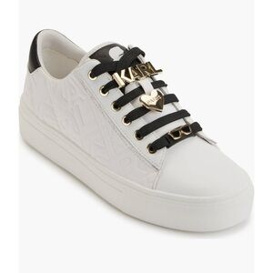 New KARL LAGERFELD PARIS
Cate Karl Box Lace-Up Low-Top Sneakers size 7.5